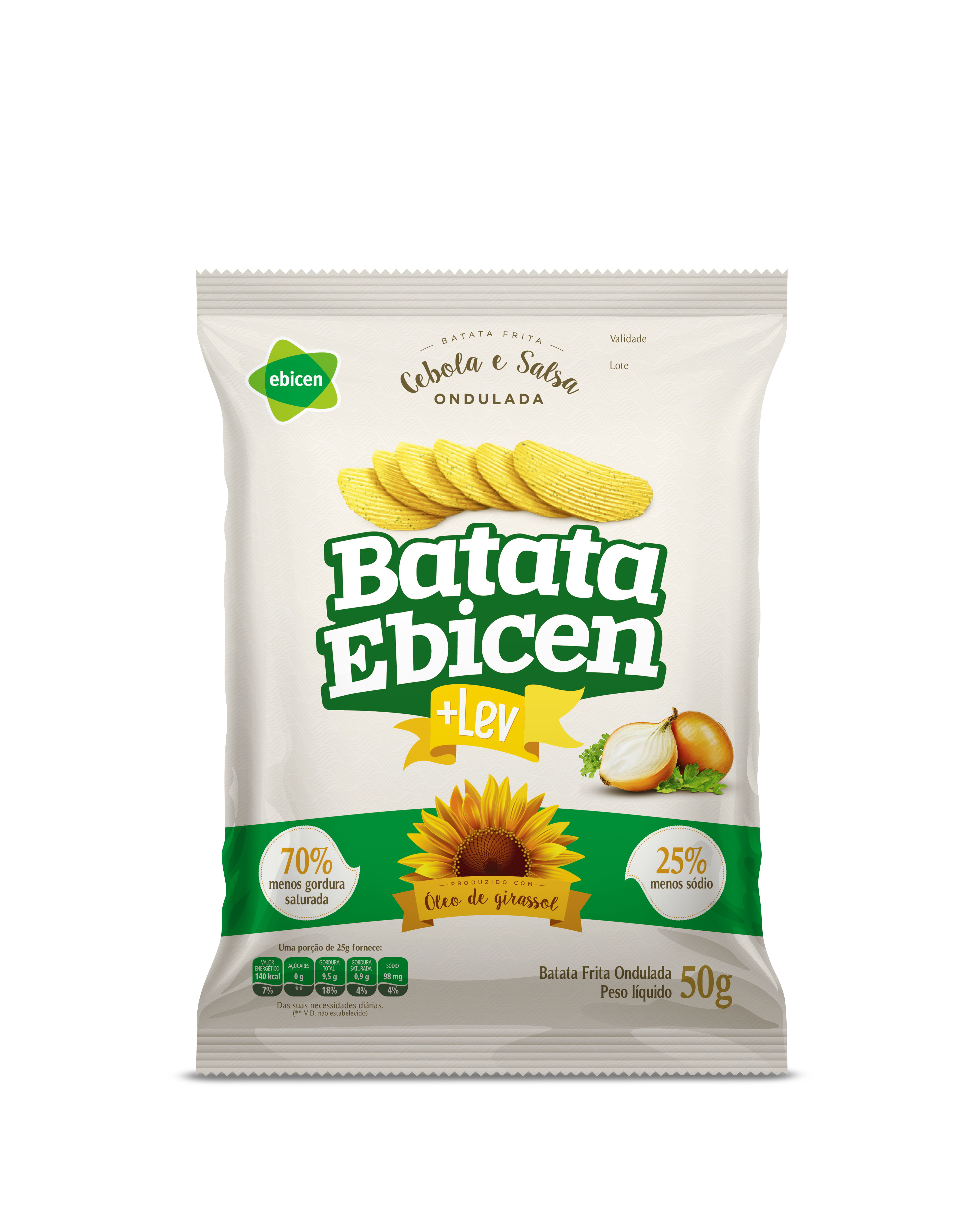 batata Cebola e salsa